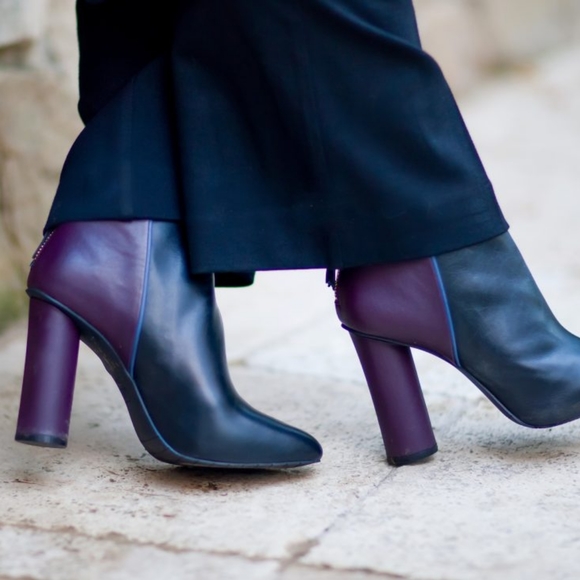 Cabi leather color block ankle bootie size 10 NEW - Picture 3 of 7